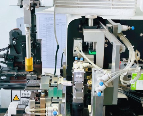 Six-wire tin-coating machine