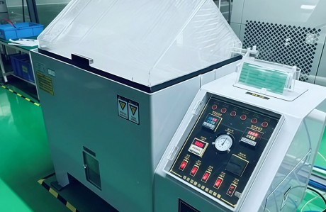 Salt spray test chamber